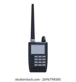 Transceptor portátil de Profesional que permite la comunicación a través de ondas de radio