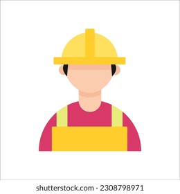 professionelles, hart arbeitendes Avatar-Icon. Hardworking Professional Icon Vektorgrafik einzeln