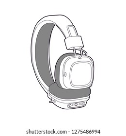 Professional Headphones Vector isolated on clear background.

Perfect for a simple/sleek look in any Graphic design, instructions, logos, promotional material, web and more!
