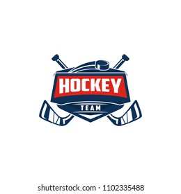 Professional Hockey Badge Logo Design Icon Stock Vector (Royalty Free ...