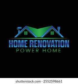 Professional Home Repair Logo Design Featuring Tools, House Icon, and Gear Symbol for Maintenance Services