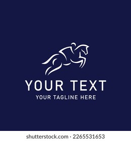 Professional Horse Rider Logo Icon Stock Illustration, Professional Horse Rider Logo Vector Image, Professional Horse Rider Logo Vector