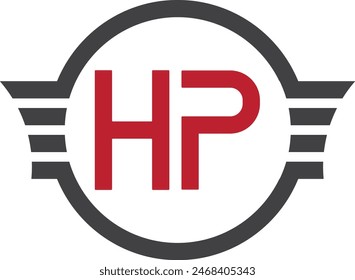 Professional HP letters logo design vector images. HP Hi-Speed Meter logo design template icon. PH Digital meter logo design template icon. PH Meter logo vector PNG images .