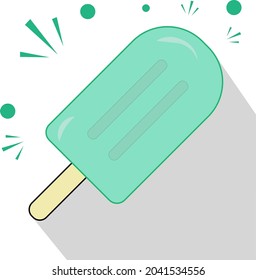 Professional ice cream icon on a white background