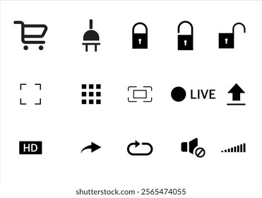 Professional Icon Pack on white background