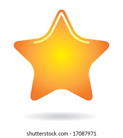 Professional icon of star for your site