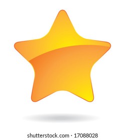 Professional icon of star for your site