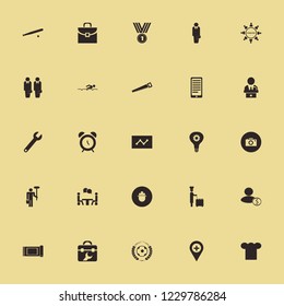 professional icon. professional vector icons set baseball, statistics, phone conversation and chef cap