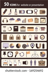 Professional icons for your website, application or presentation