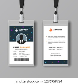 Professional ID Card Design Template