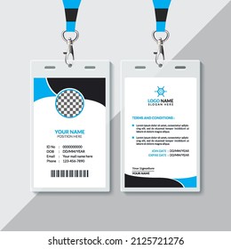 Professional ID Card Design Template