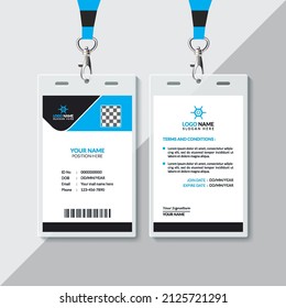 Professional ID Card Design Template