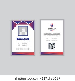 Professional Id Card Design Template