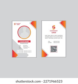 Professional Id Card Design Template