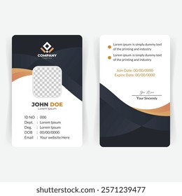 Professional ID Card Design Template