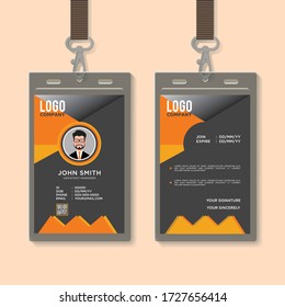 Professional Identity Card Template Vector for everyone