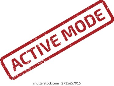 Professional illustration of ACTIVE MODE