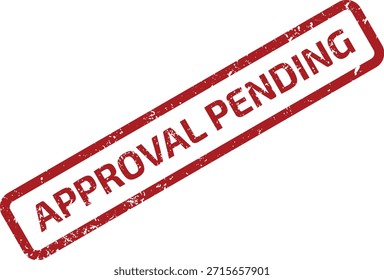 Profesional ilustración de APROBACIÓN PENDIENTE