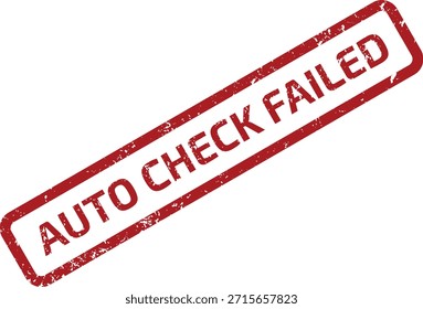 Ilustración de Profesional de AUTO CHECK FAILED