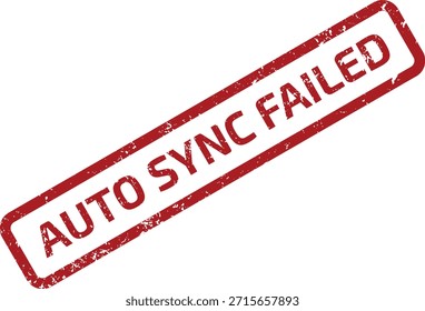 Ilustración de Profesional de AUTO SYNC FAILED