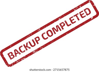 Ilustración de Profesional de BACKUP COMPLETADO