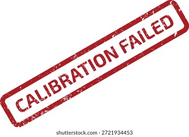 Professional illustration of CALIBRATION FAILED