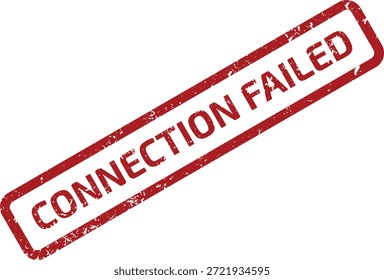 Profesional ilustración de CONEXIÓN FALLIDA