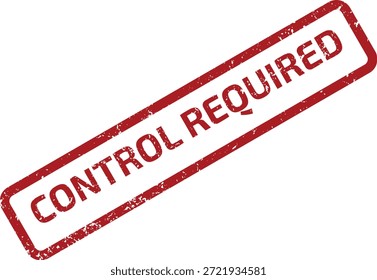 Professionelle Illustration von CONTROL REQUIRED