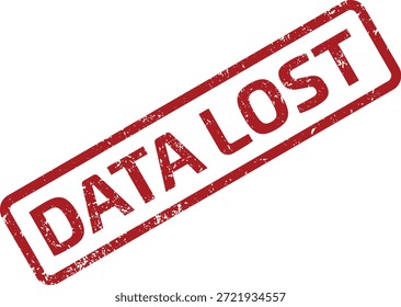 Professional illustration of DATA LOST