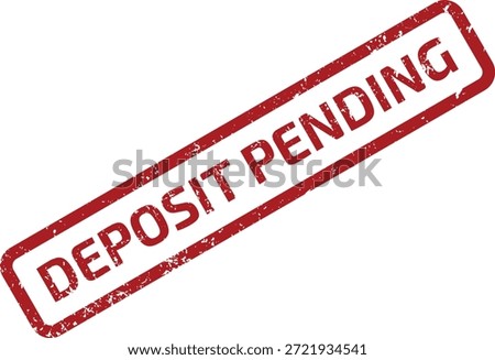 Professional illustration of DEPOSIT PENDING