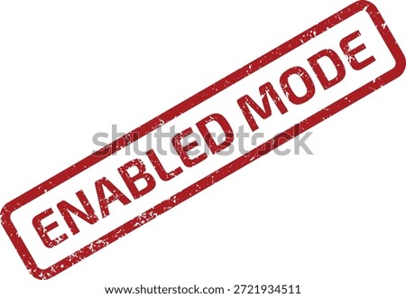Professional illustration of ENABLED MODE