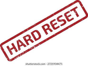 Ilustração profissional de HARD RESET