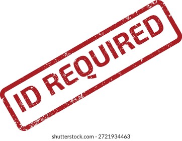 Professionelle Illustration der ID ERFORDERLICH
