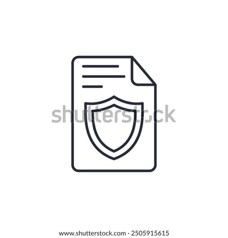 Professional Indemnity insurance icon vector illustration. Professional Indemnity insurance symbol isolated on white background