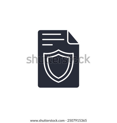 Professional Indemnity insurance icon vector illustration. Professional Indemnity insurance symbol isolated on white background