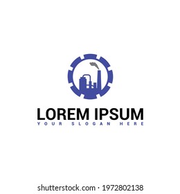 professional industrial logo design template