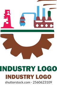 A professional industry logo and can use it for business purpose.