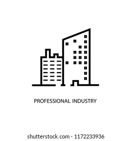 Professional industry vector icon