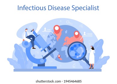 Professional infectionist. Infection disease specialist treating infectious