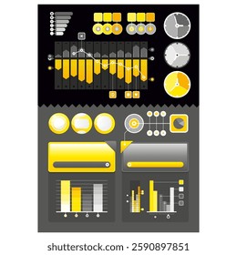 "Professional infographic elements with charts, graphs, icons, and templates. Ideal for reports, business, marketing, and presentations. Clean, modern, and fully editable vector design. Download now!"