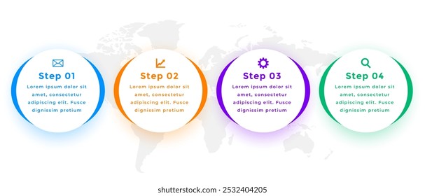 professional infographic option element layout for project planning vector