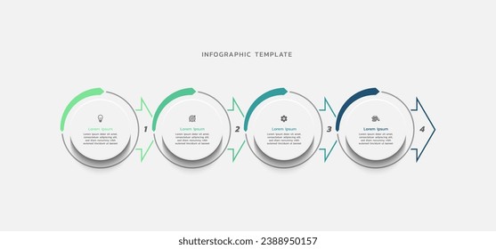 Professional infographic template business design