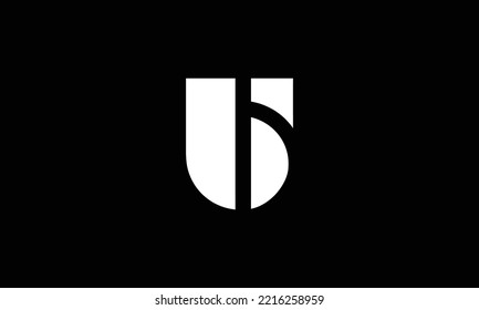 Professional Innovative Initial BU logo and UB logo. Letter UB BU LOGO Minimal elegant Monogram. Premium Business Artistic Alphabet symbol and sign