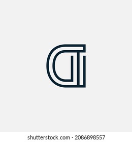 Professional Innovative Initial DI logo. Minimal elegant Monogram. Premium Business Artistic Alphabet symbol and sign