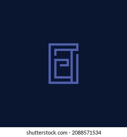 Professional Innovative Initial EI logo. Minimal elegant Monogram. Premium Business Artistic Alphabet symbol and sign