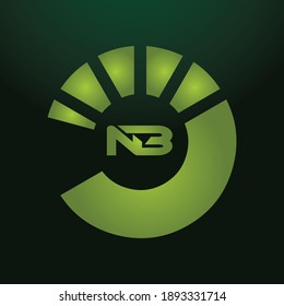 Professional Innovative Initial NB logo and BN logo. Letter BN NB Minimal elegant Monogram. Premium Business Artistic Alphabet symbol and sign