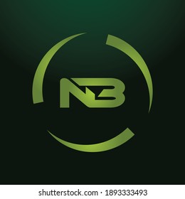 Professional Innovative Initial NB logo and BN logo. Letter BN NB Minimal elegant Monogram. 
Premium Business Artistic Alphabet symbol and sign