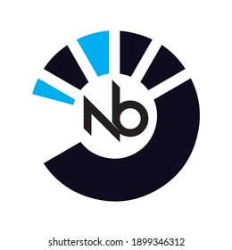 Professional Innovative Initial NB logo and BN logo. Letter BN NB Minimal elegant Monogram. 
Premium Business Artistic Alphabet symbol and sign