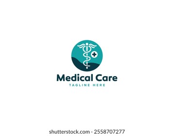 Professional Innovative Unique Modern Medical Care Branding Logos Vector, Adaptive Designs for Medical Healthcare Wellness Services