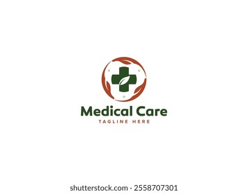 Professional Innovative Unique Modern Medical Care Branding Logos Vector, Adaptive Designs for Medical Healthcare Wellness Services
